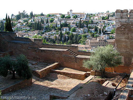 Vista del Albaicn desde la Alhambra