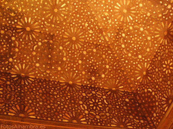 Techo del Saln de Embajadores en la Alhambra