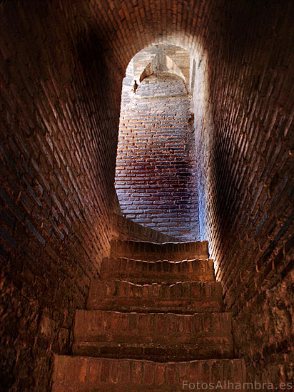 Escalera en la Alcazaba