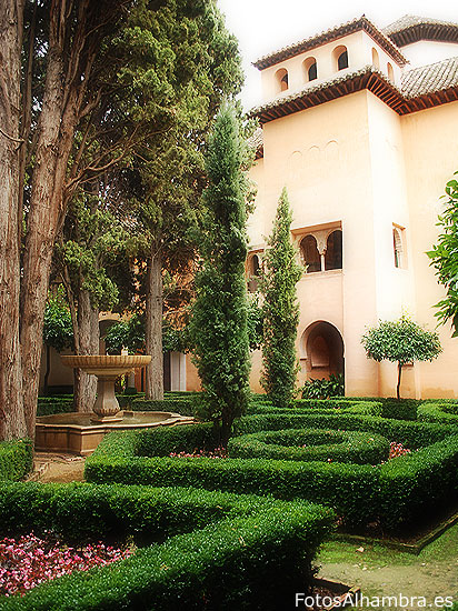 Jardines de Daraxa en la Alhambra