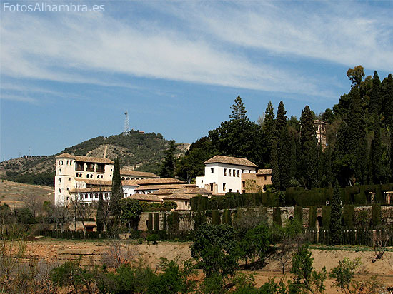 Vista del Generalife desde la Alhambra